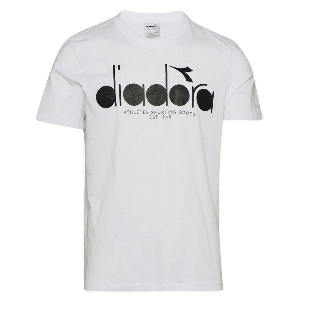 Diadora Shirt Logo - Diadora SS Big Logo T Shirt White