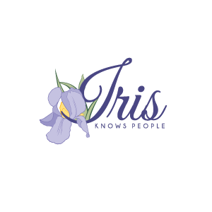 Iris Flower Logo - Logo Design