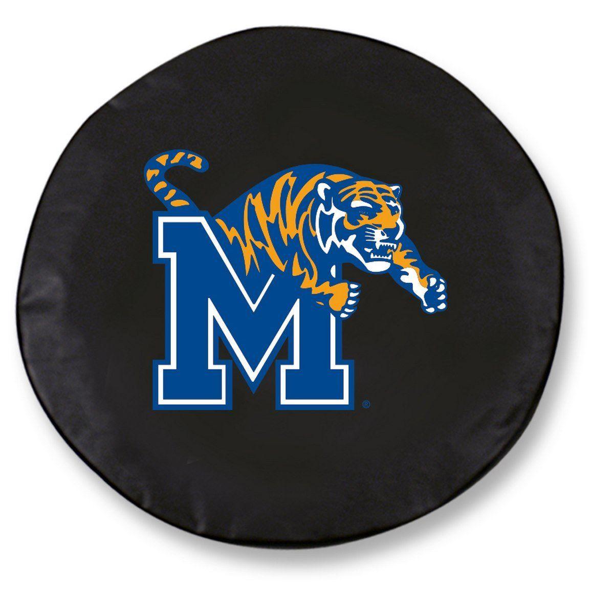 Memphis Tigers Logo - Amazon.com: HBS Memphis Tire Cover with Tigers Logo on Black Vinyl ...