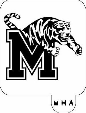 Memphis Tigers Logo - Barber Stencils. Hair Designs in 7 Minutes. MrHairArt