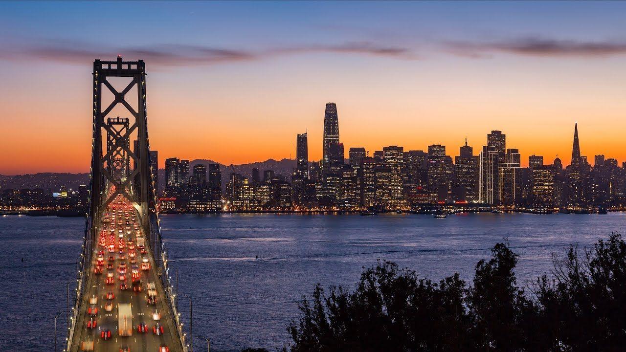 San Francisco Skyline Logo - San Francisco Skyline - 4K Timelapse - YouTube