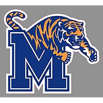 Memphis Tigers Logo - Amazon.com: USTORE Vinyl Sticker Decal University of Memphis Tigers ...