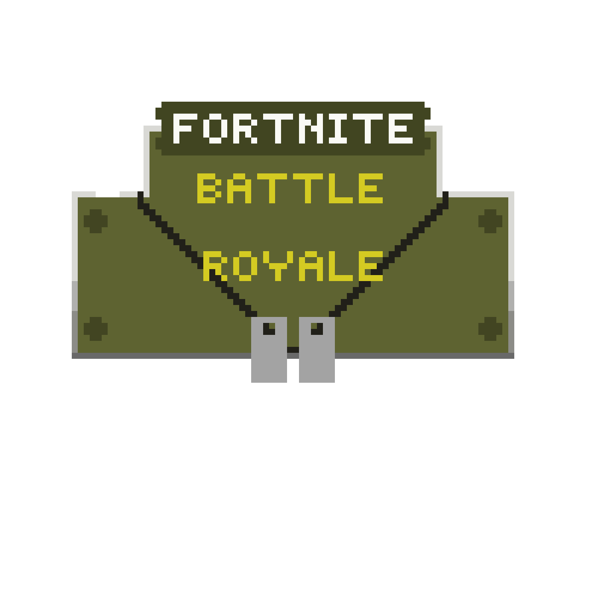 Fortnite Battle Royale Logo - Pixilart - Fortnite Battle Royale logo by daderkovitz