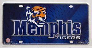 Memphis Tigers Logo - Memphis Tigers Logo NCAA 12x6 Auto Metal License Plate Tag CAR TRUCK ...
