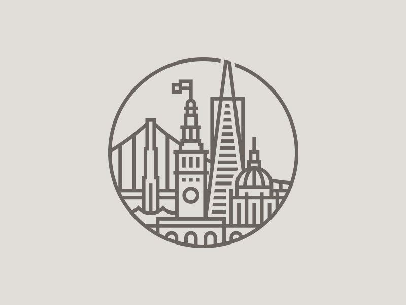 San Francisco Skyline Logo - San Francisco Cityscape | Tattoos | Tattoos, Tattoo designs, San ...