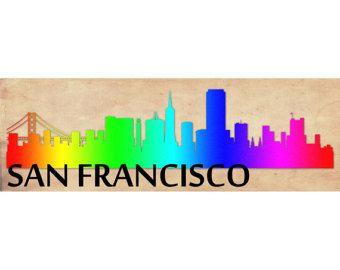 San Francisco Skyline Logo - San francisco skyline | Etsy