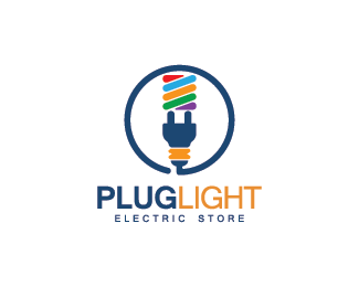 Light Plug Logo - Plug Light Designed