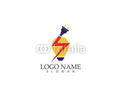 Light Plug Logo - Light bulb with plug logo vector | Buy Photos | AP Images | DetailView