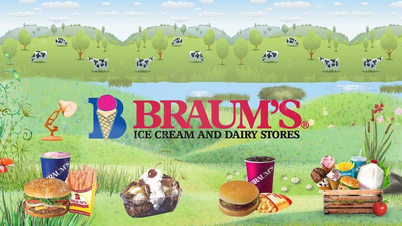 Braum's Ice Cream Logo - 726-Braum's Ice Cream Shop & Burger Restaurant Spoof Pixar Lamps ...