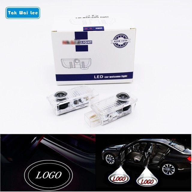 Light Plug Logo - Tak Wai Lee 2Pcs LED 3D Car Logo Welcome Door Laser Light Plug ...