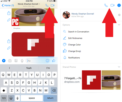Attached Two Red XS Logo - 24 Cool Tricks and Secret Gems Inside Facebook Messenger | PCMag.com