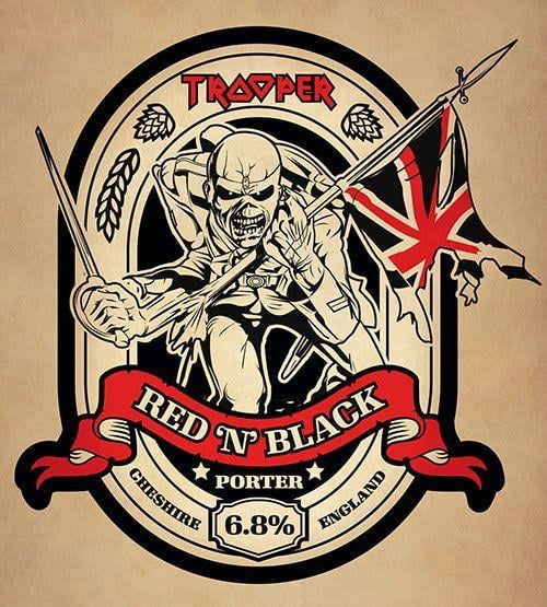 Black and Red N Logo - New Beer: TROOPER RED 'N' BLACK