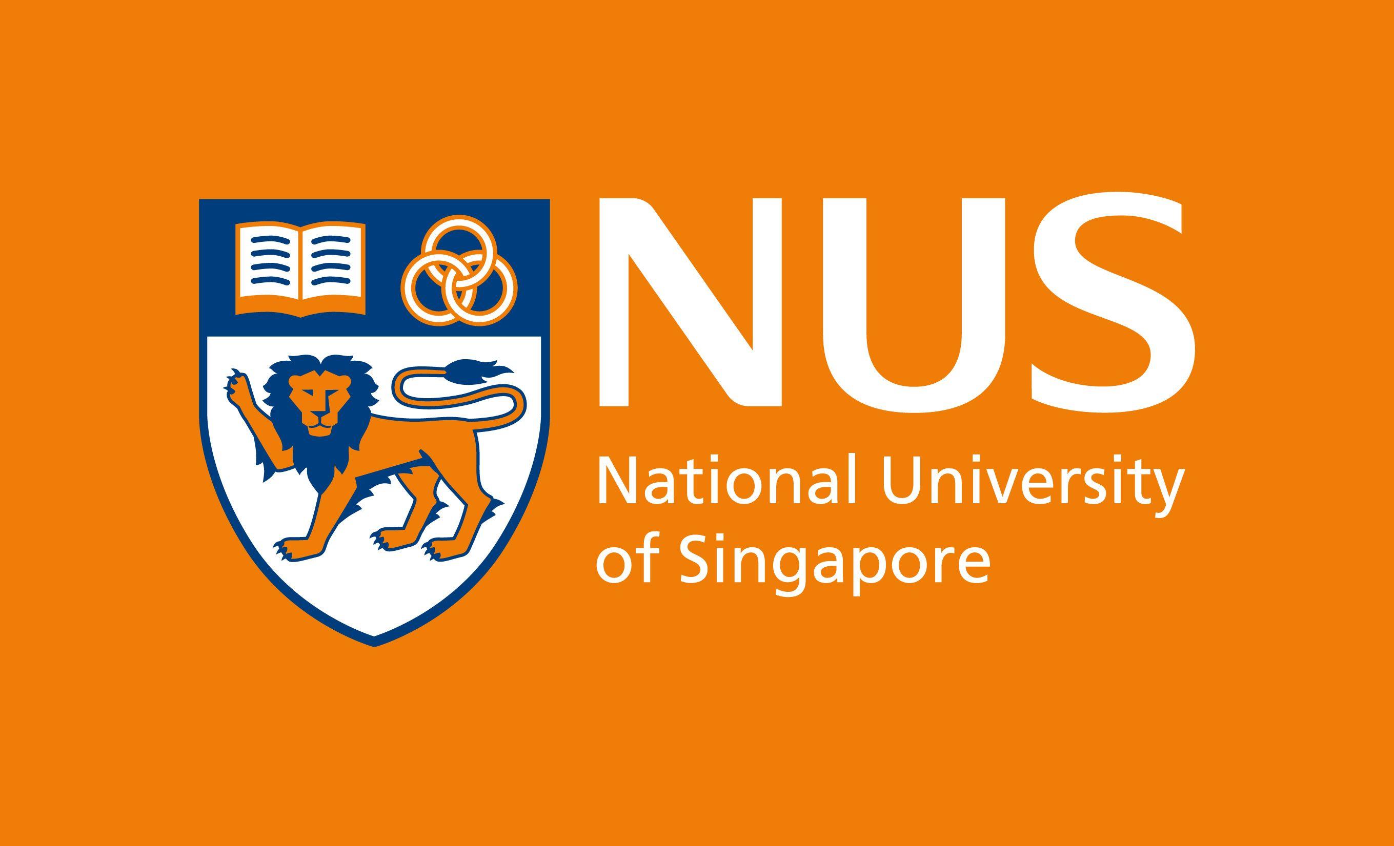 Blue and Orange Logo - NUS - National University of Singapore Identity