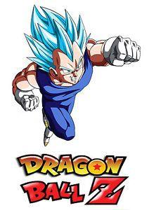 Dragon Ball Super Logo - STICKER POSTER MANGA DRAGON BALL Z.VEGETA SUPER SAIYAN GOD & LOGO