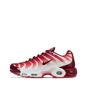 Red and White Nike Logo - Nike Air Max Plus Tuned SE After The Bite Men's Trainers Red/White ...