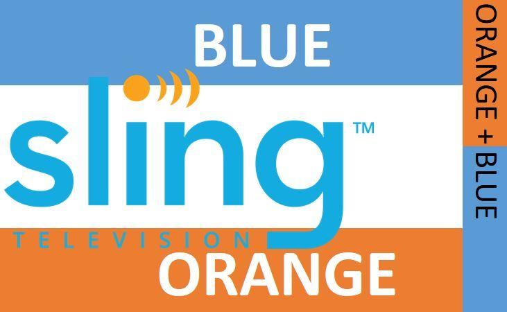 TV Orange Logo - Sling Orange vs Blue vs Orange+Blue Live Streaming TV Plan