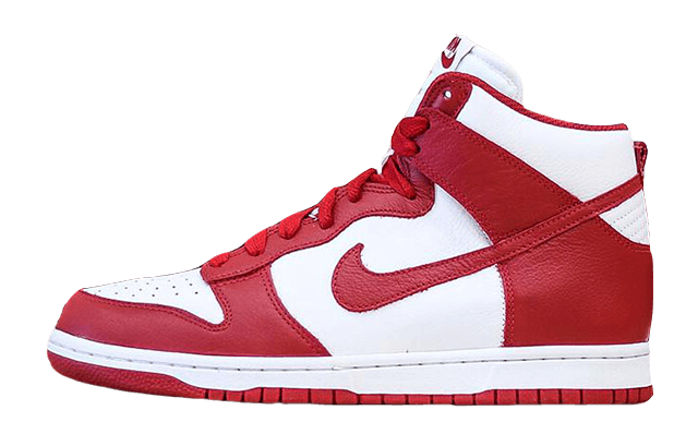 Red and White Nike Logo - Nike Dunk High Be True To Your School Red | The Sole Supplier
