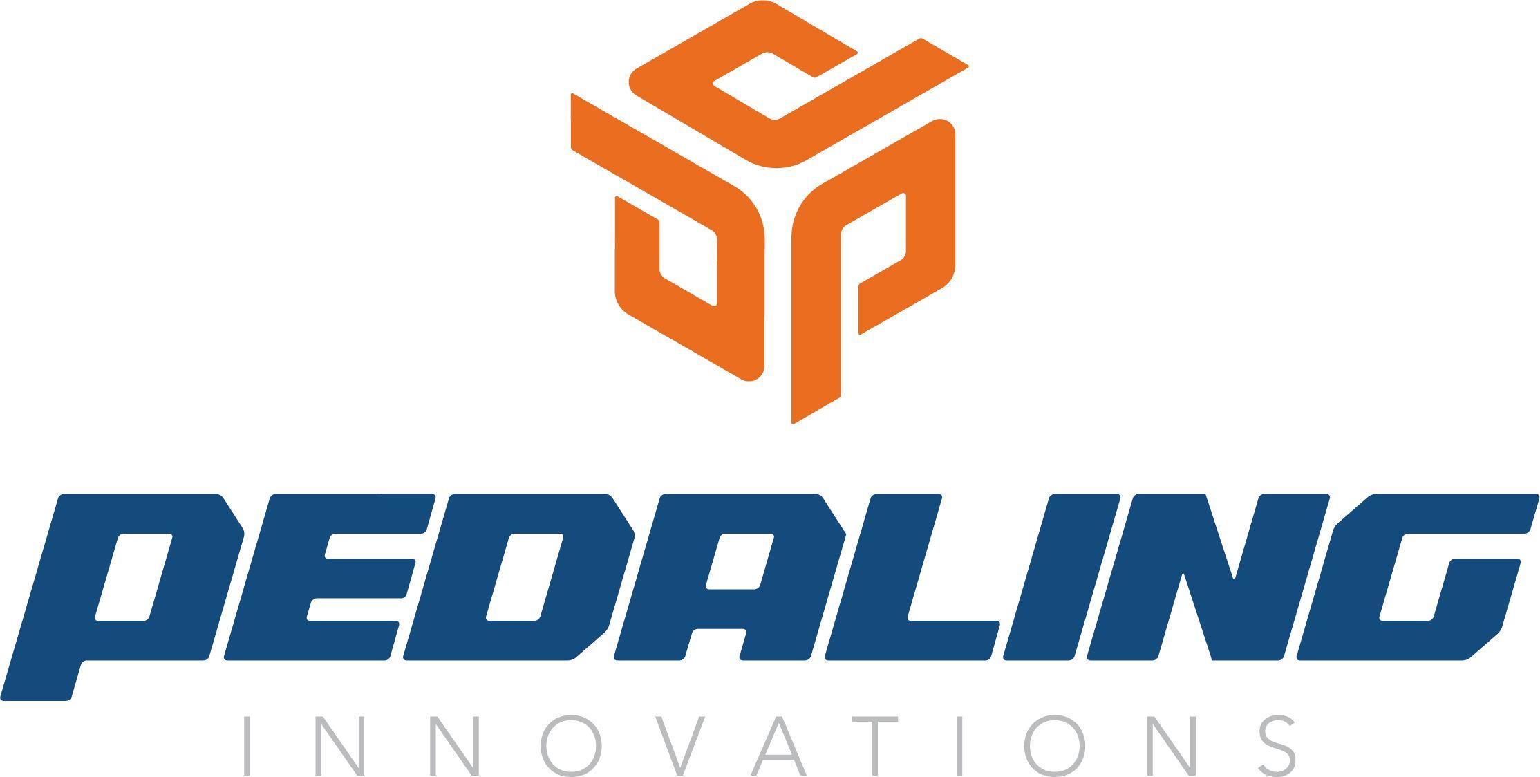 All Orange and Blue Logo - Buy Your Pedals - Pedaling Innovations