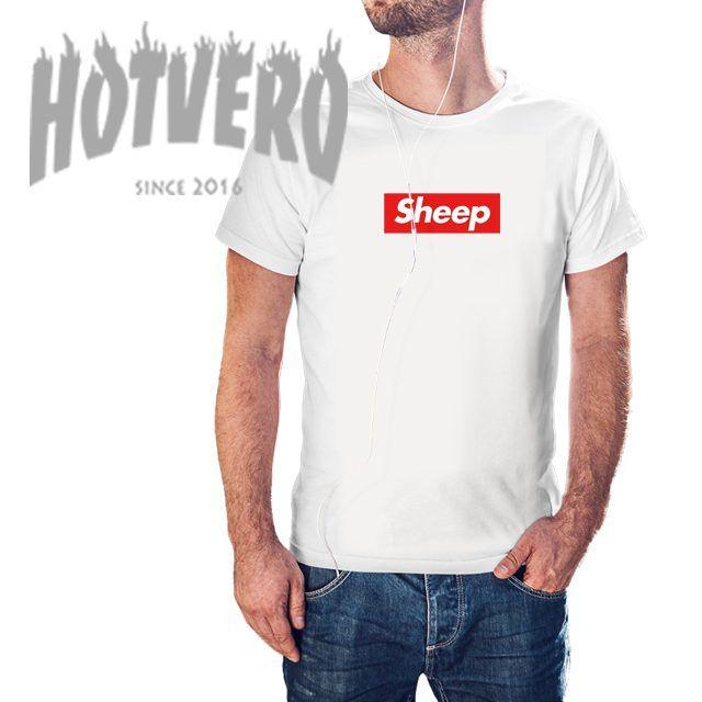 Supreme Sheep Logo - Cheap Supreme Sheep Box Logo T Shirt - HotVero.com