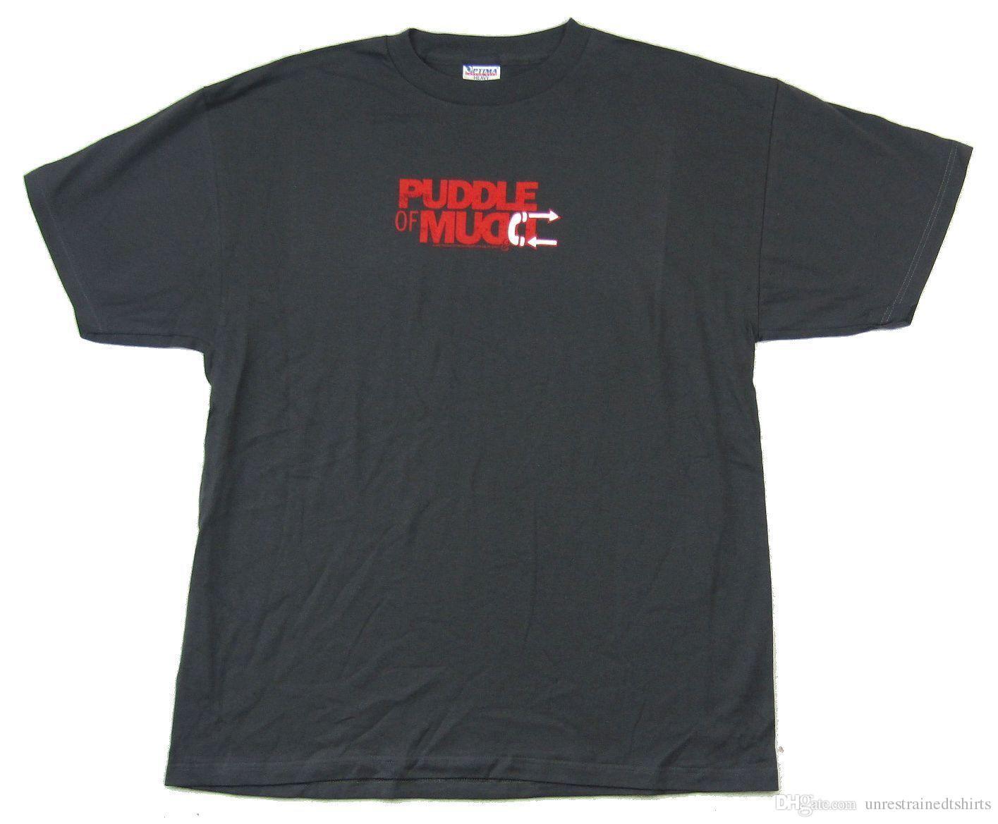 Grey Arrows Logo - Puddle Of Mudd Arrows Logo Grey T Shirt New Official Band Merch