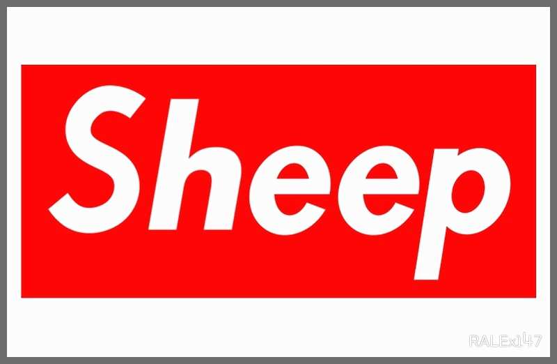 Supreme Sheep Logo - Supreme Custom Box Logo Cute Supreme Logo | Best Image