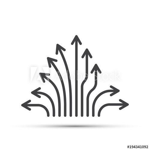 Grey Arrows Logo - Grey arrows to up with shadow this stock vector and explore