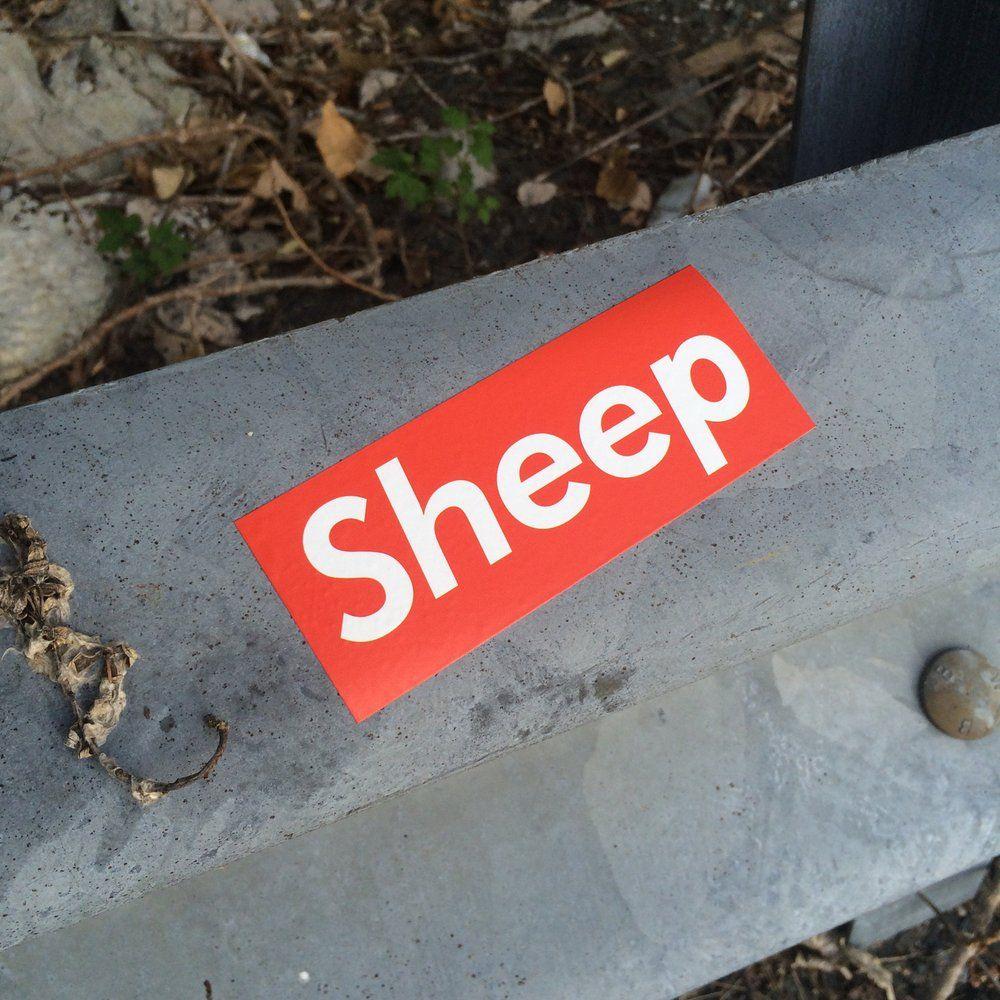 Supreme Sheep Logo - Sheep Supreme Box Logo