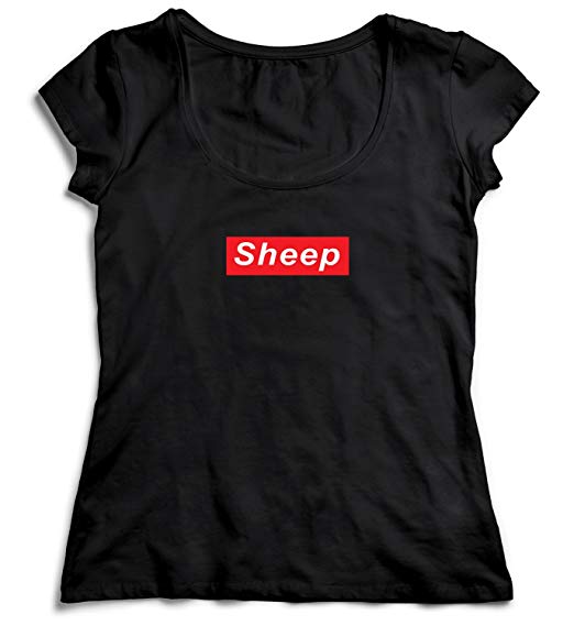 Supreme Sheep Logo - MYMERCHANDISE Sheep Supreme Tshirt T Shirt Shirt Women