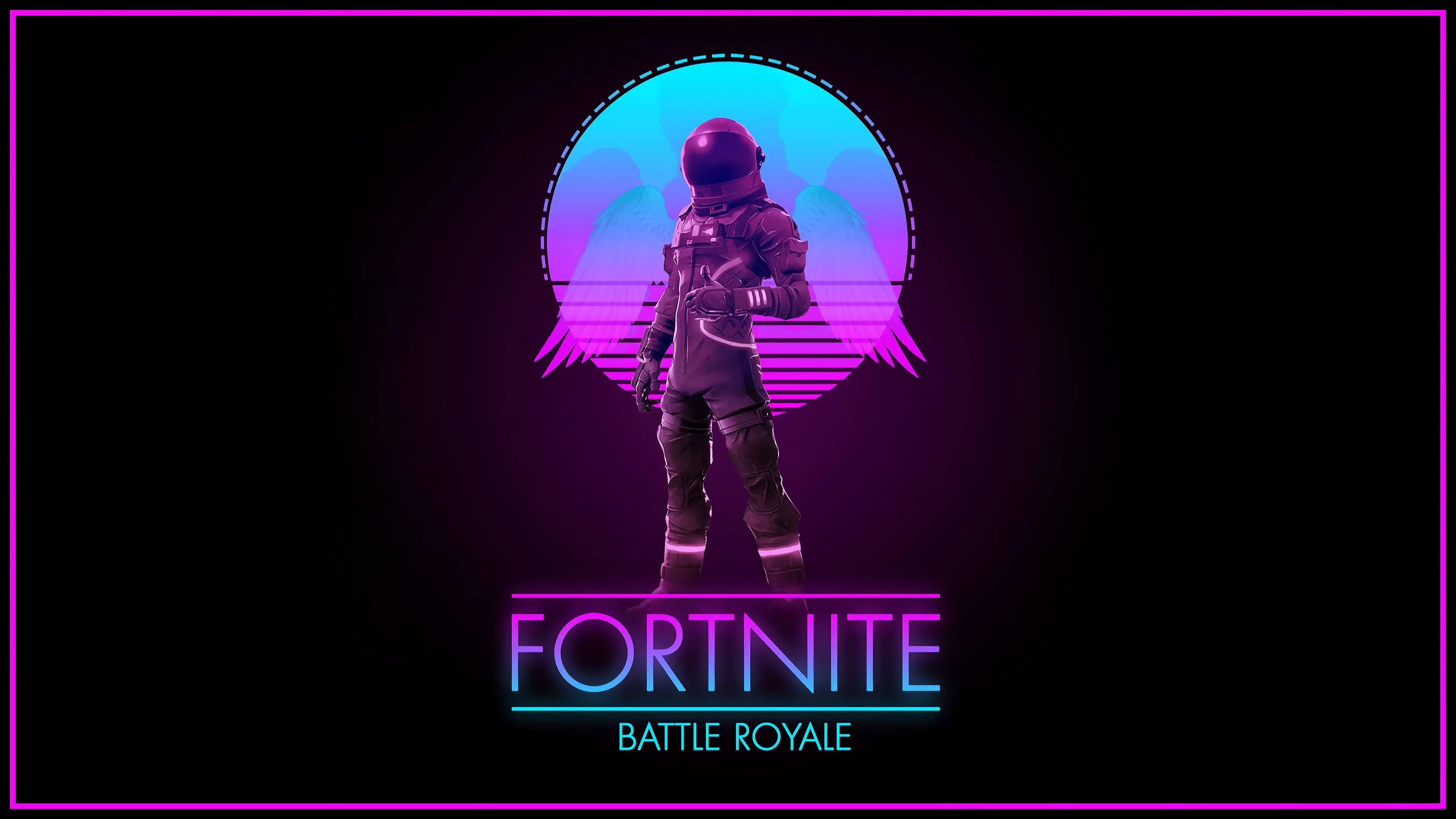 Fortnite Battle Royale Logo - Fortnite Battle Royale Logo UHD 4K Wallpaper