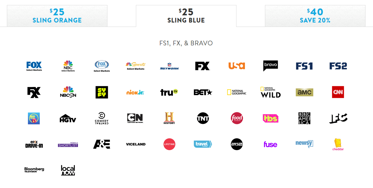 Sling TV Logo - Sling TV Packages Comparison, Orange vs Blue | Comic Cons 2019