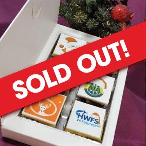 Xmas Red Box Logo - Xmas Cake Bites – Gift Box – Eat My Logo