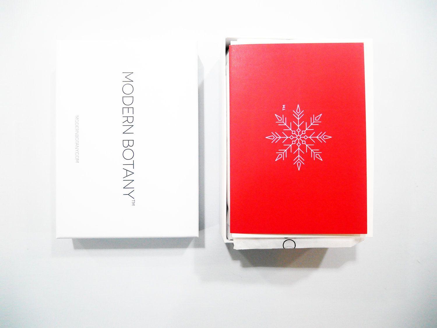 Xmas Red Box Logo - Christmas Gift Box No1 (1 xOil 1 xDeo) — Modern Botany - Natural ...