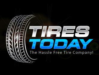 Tire Company Logo - Tires Today: The Hassle Free Tire Company! logo design - 48HoursLogo.com