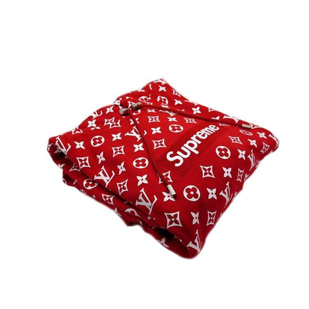 Xmas Red Box Logo - Supreme Louis Vuitton Red Box Logo Hoodie Custom Outerwear – Hypemini