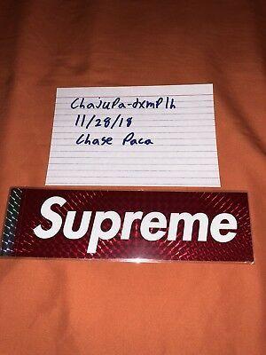 Xmas Red Box Logo - SUPREME 2015 S//S CLASSIC HOLOGRAM HOLOGRAPHIC BOX LOGO STICKER OG ...