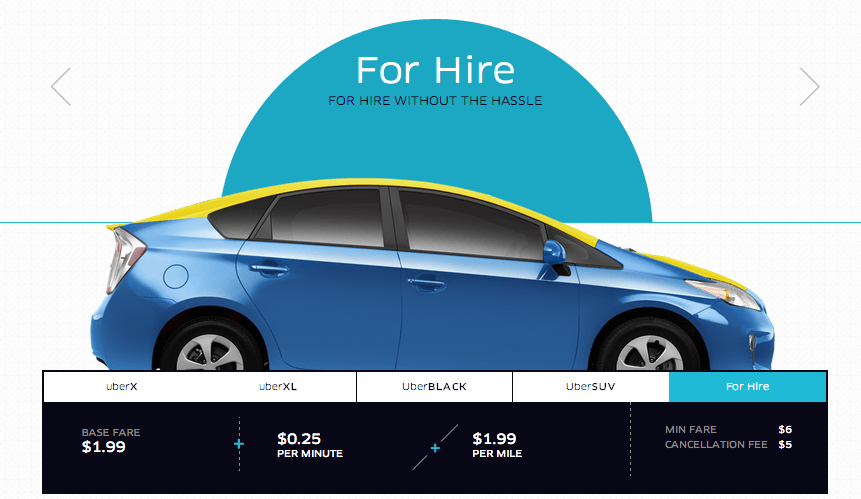 Uber X Car Logo - Uber Partners With For Hire Taxis To Expand Pick Up Availability