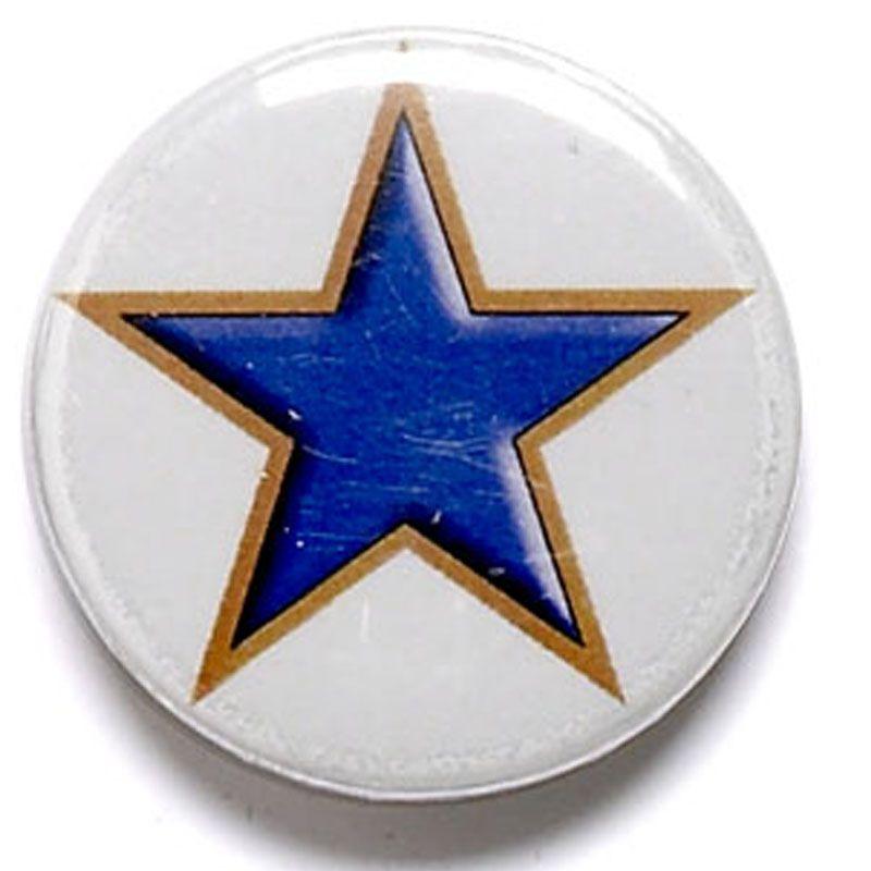 Blue Star in Circle Logo - Blue Star School Button Badge - BA002 | Impact Trophies