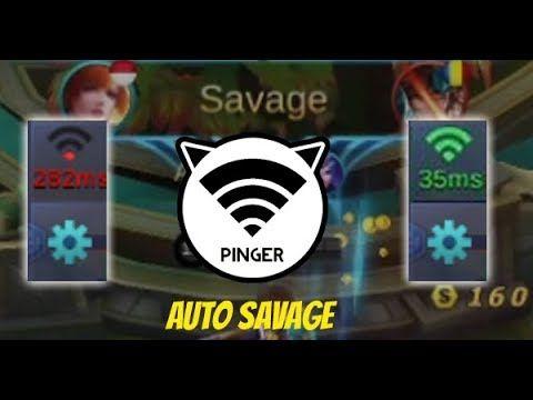 Pinger Logo - AUTO SAVAGE Pake aplikasi super pinger for mobile legend ...