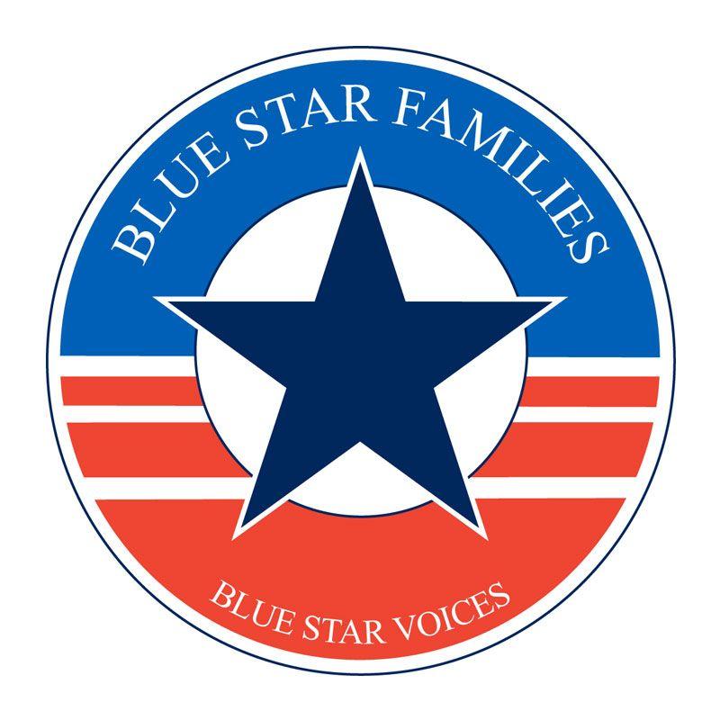 Blue Star in Circle Logo - Blue Star Family Logo. Blue Star Voices