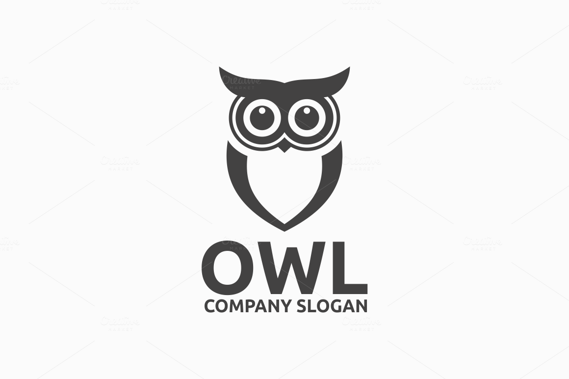Owl Graphic Logo - Owl Logo by Brandlogo on @creativemarket | logo | Owl logo, Logos, Owl