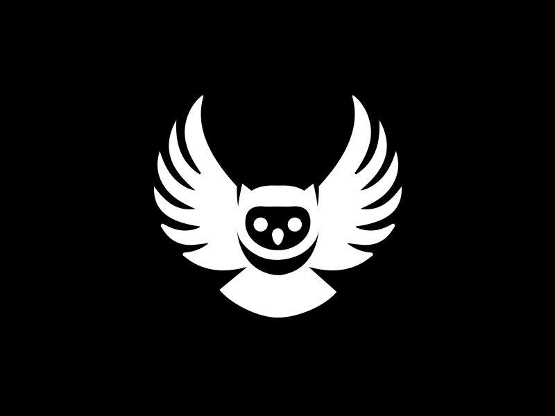 Black and White Owl Logo - Owl by matthieumartigny | Dribbble | Dribbble