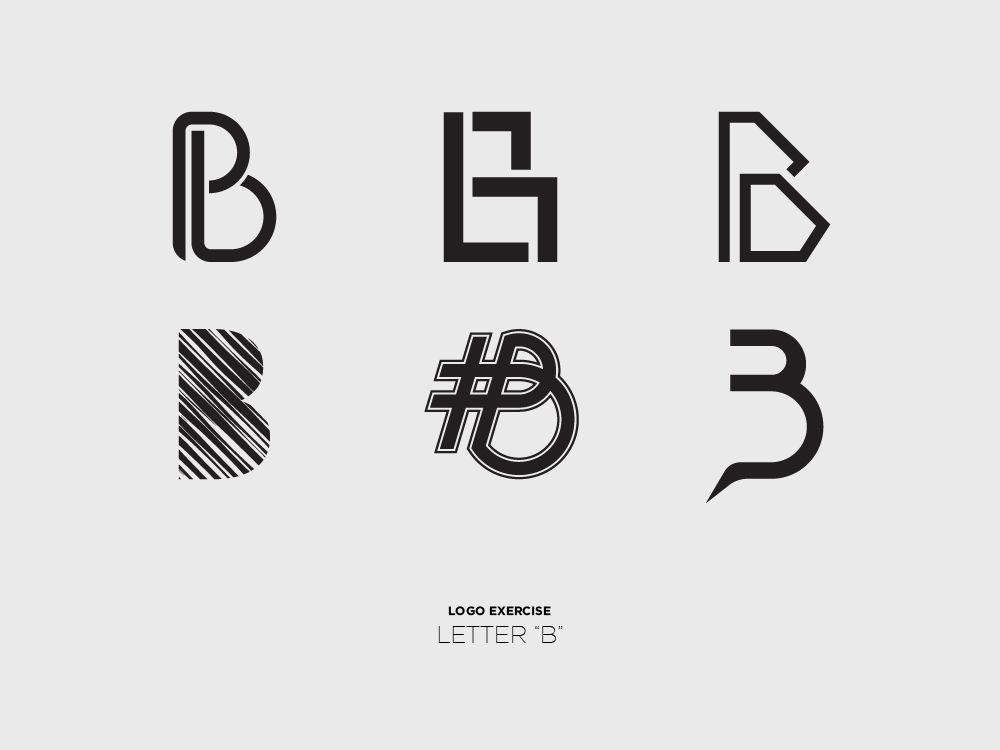Black Letter B Logo - Letter B logos by Mili Roščić