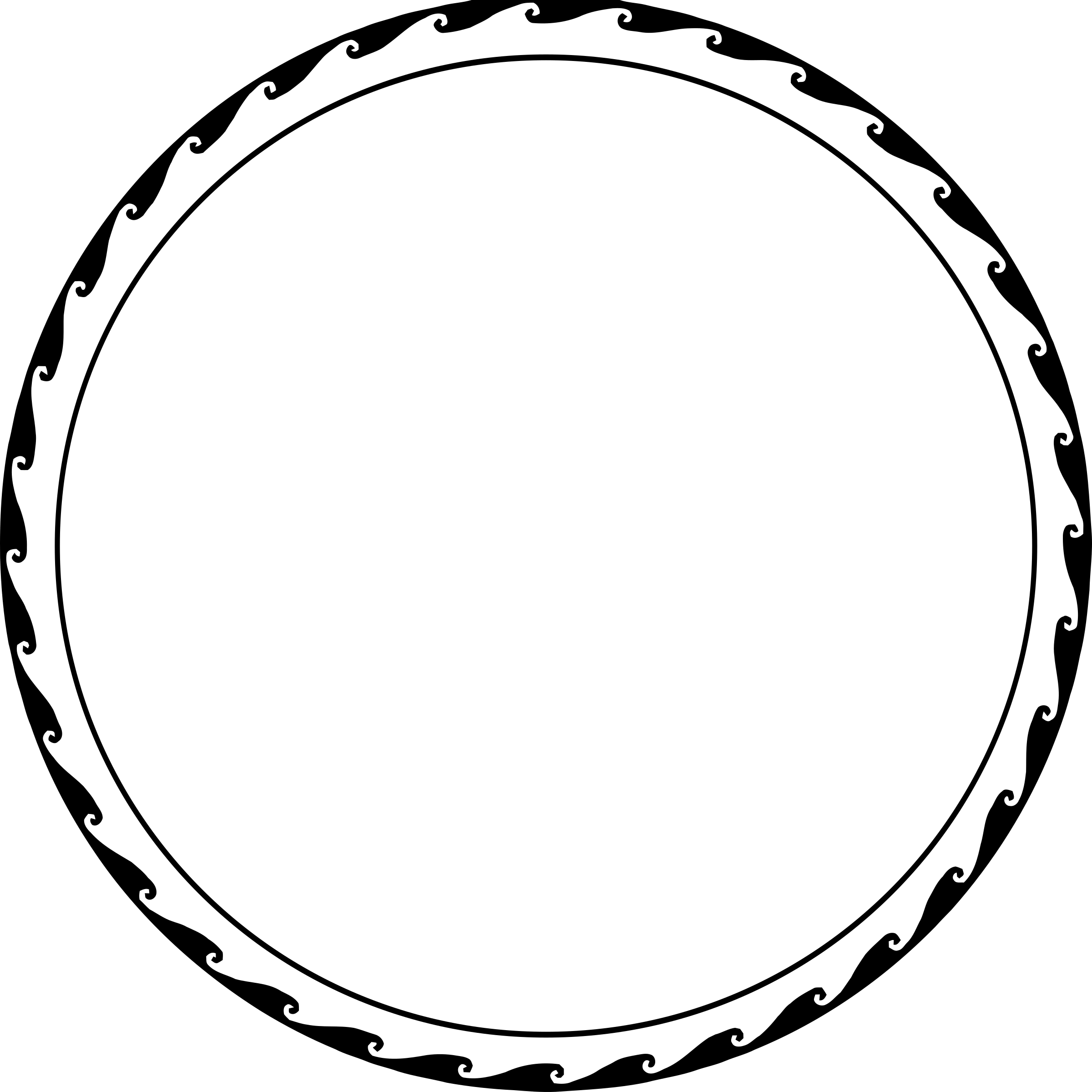 Circle Frame Logo - Clipart