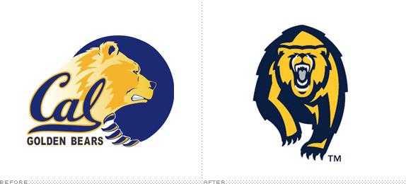 Cal Logo - Brand New: Golden, Angry Bears