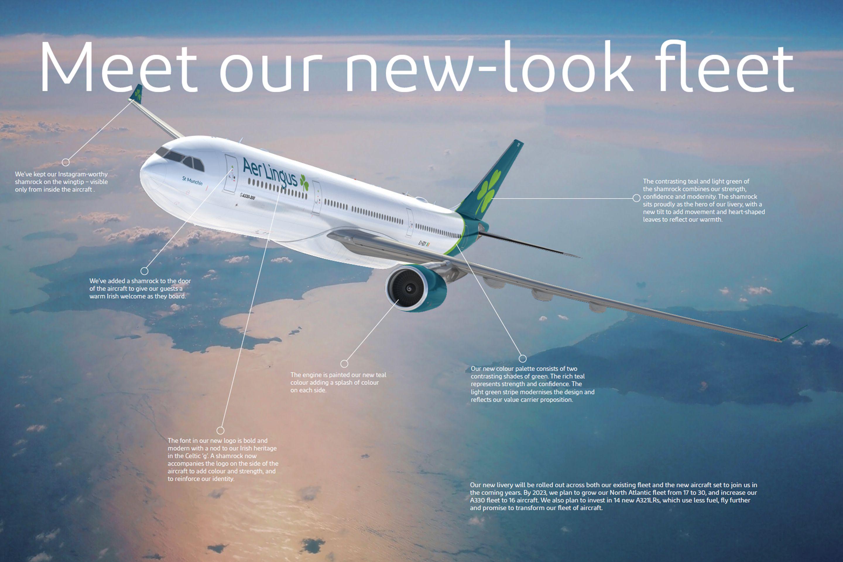 Irish Airline Dublin Logo - Brand Refresh - Aer Lingus