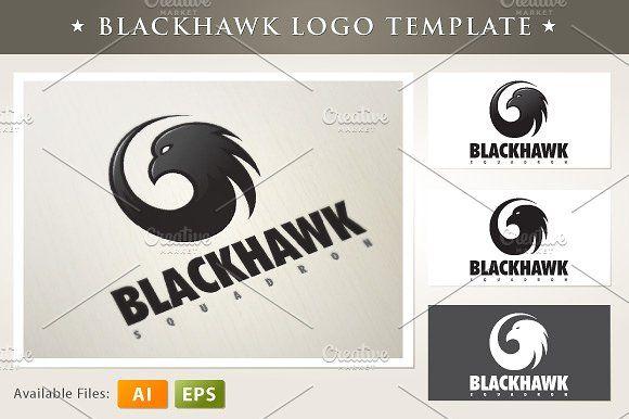 Blackhawk Logo - Blackhawk Logo Logo Templates Creative Market