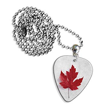 Canada Maple Leaf Logo - Canada Maple Leaf Logo Guitar Pick Necklace (GD): Amazon.co.uk ...