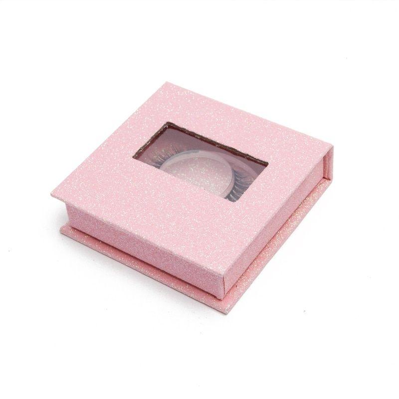 Empty Box Logo - All Giltter Pink Without Eyelash Empty Box MOQ200 Can Customized