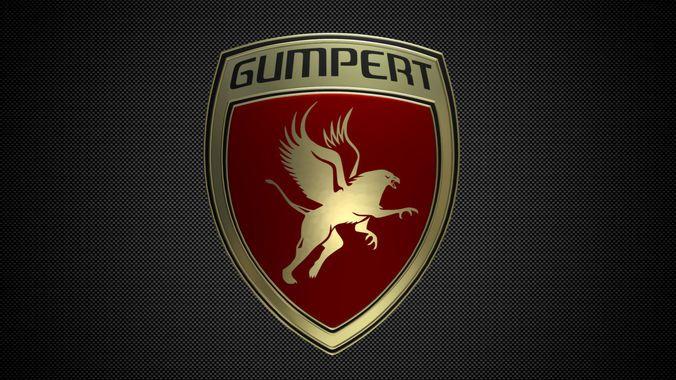 Gumpert Logo - 3D model gumpert logo logos | CGTrader