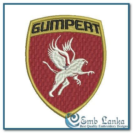 Gumpert Logo - Gumpert Car Logo Embroidery Design | Emblanka.com